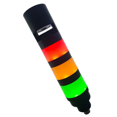 SEMÁFORO TRES COLORES LUZ LED A1003850010 CON ALARMA